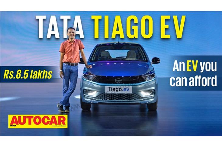 Tata Tiago EV walkaround video