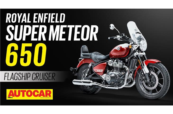2022 Royal Enfield Super Meteor 650 first look video 
