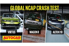 Volkswagen Virtus, Skoda Slavia, Maruti Suzuki Alto K10, Wagon R Global NCAP crash test video