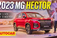 MG Hector facelift walkaound video