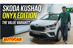 Skoda Kushaq Onyx Edition walkaround video