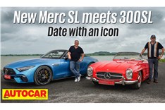 Mercedes-AMG SL55 meets original 300SL Roadster video feature