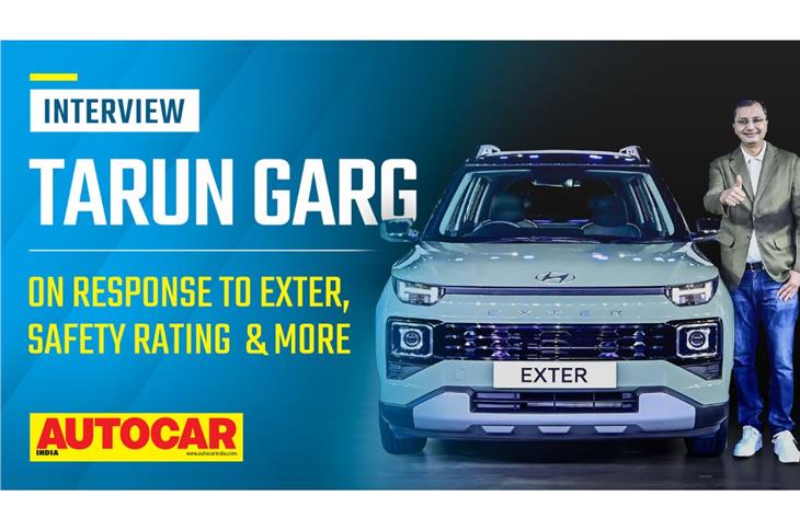 Tarun Garg on Hyundai Exter, safety features, turbo engine and more 