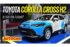 Auto Expo 2023: Toyota Corolla Cross H2 walkaround video