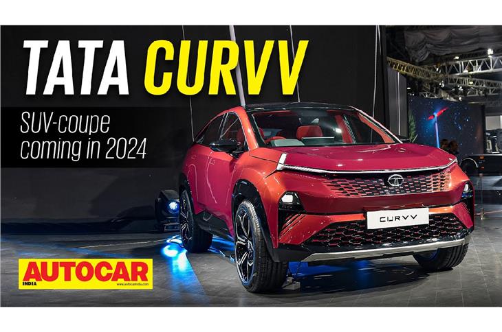 Auto Expo 2023: Tata Curvv walkaround video