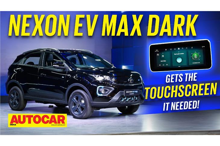Tata Nexon EV Max Dark walkaround video