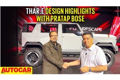Mahindra Thar.e design highlights with Pratap Bose video