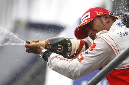 Hamilton wins at Spa