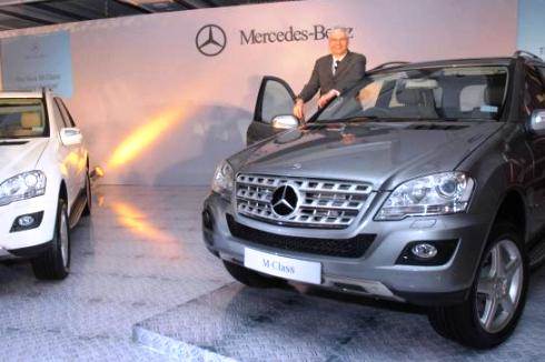 Mercedes launches M-class 2010