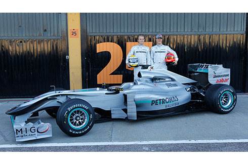 W01 is Mercedes GP&#8217;s 2010 car