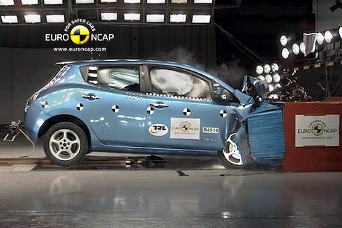 Five stars for Nissan Leaf safety