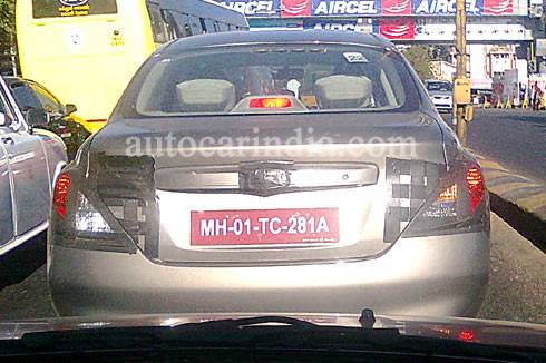 Nissan New Global Saloon spied