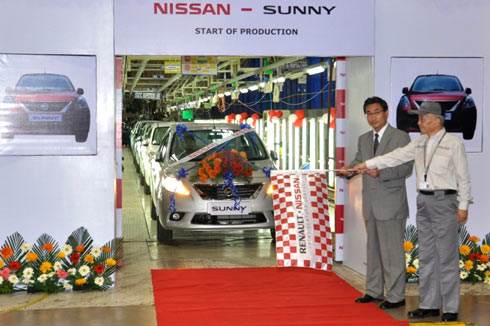 Nissan Sunny production kickstarts