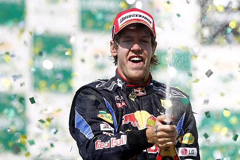 Vettel wins at Interlagos