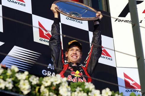 Vettel wins in Australia