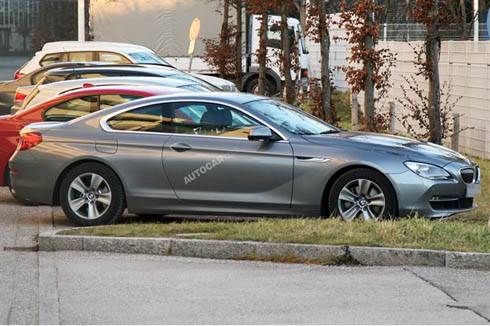 BMW new 6 series coupe spied
