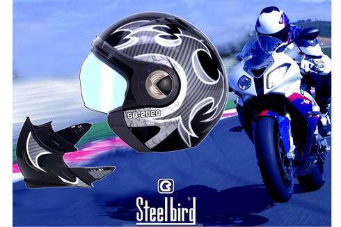 Steelbird's new flip-off helmet