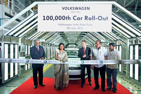 100,000th VW rolls out of Chakan