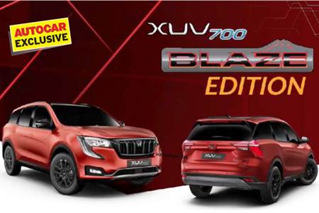 Mahindra XUV700 Blaze Edition in pictures