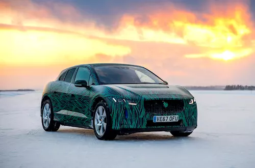 Jaguar’s I-Pace outfitted with faster rapid charging