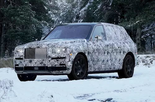 Rolls Royce Cullinan tests to be on social media ahead of...