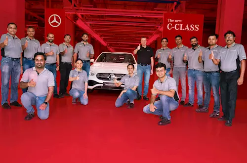 New Mercedes-Benz C-Class to get 3 variants in India; pro...
