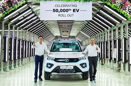 Tata Motors achieves 50,000 electric vehicle production m...