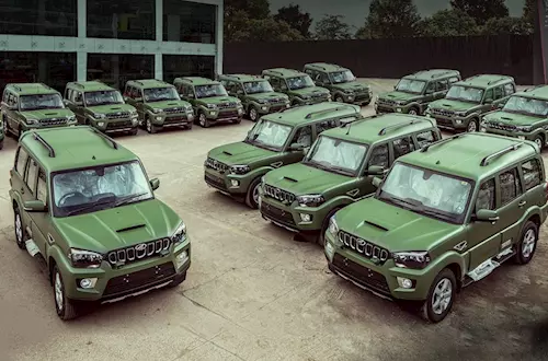 Indian Army adds more Mahindra Scorpio Classic SUVs to it...