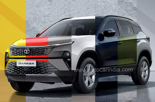Tata Harrier colour options simplified