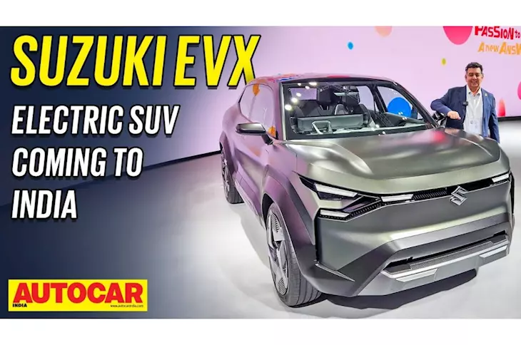 Suzuki eVX SUV walkaround video 