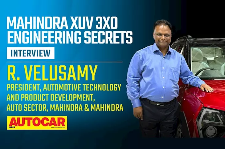 Mahindra product head R Velusamy speaks in-depth on the XUV 3XO
