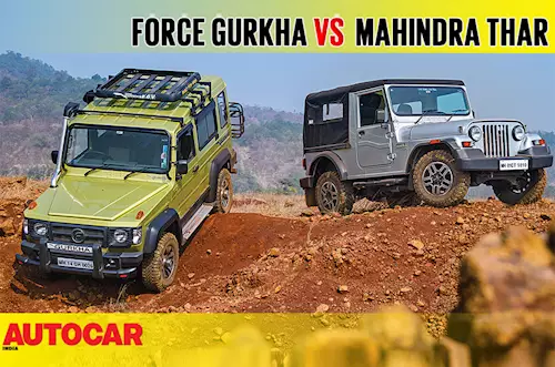 2017 Force Gurkha Explorer vs Mahindra Thar CRDe comparis...