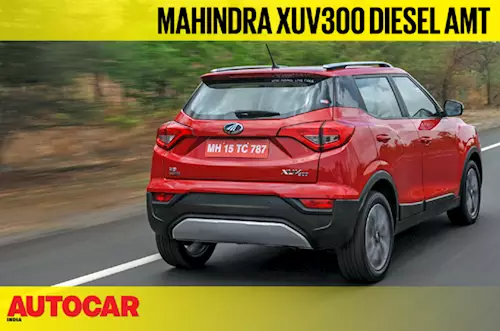 2019 Mahindra XUV300 diesel AMT video review