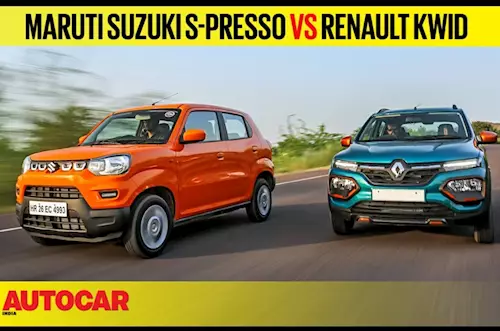 Maruti Suzuki S-Presso vs Renault Kwid comparison video