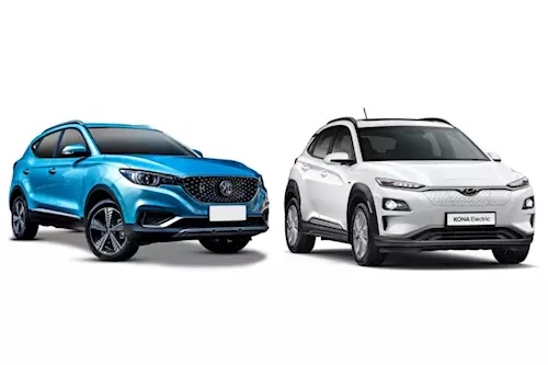 MG ZS EV vs Hyundai Kona Electric: Specifications comparison