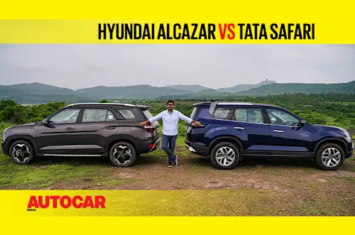 Hyundai Alcazar vs Tata Safari comparison video