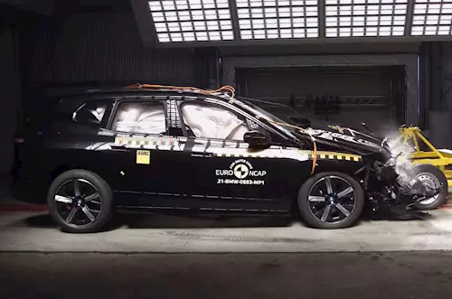 BMW iX EV SUV scores 5 stars in Euro NCAP crash test