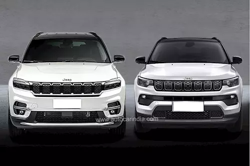 Jeep Meridian vs Compass: what are the differences?