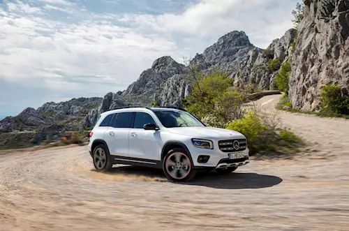 New Mercedes-Benz GLB SUV image gallery