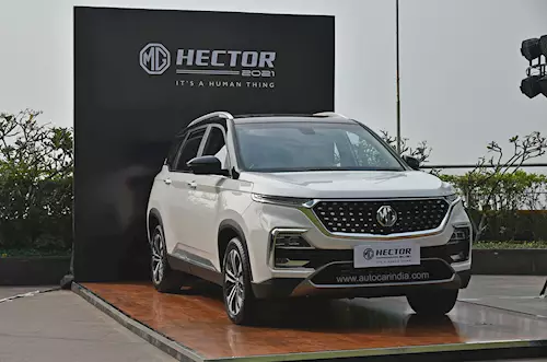 2021 MG Hector facelift image gallery