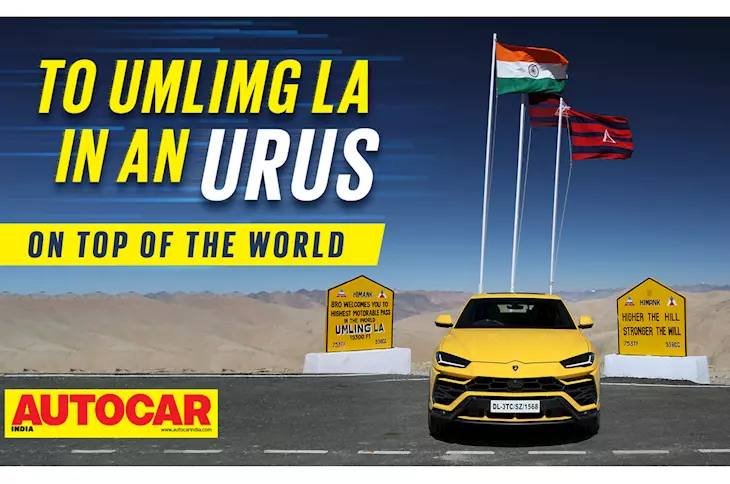 Lamborghini Urus to Umling La video - The highest motorable road in the world 