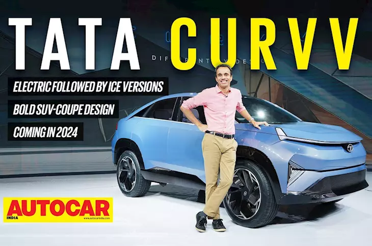 Tata Curvv concept walkaround video
