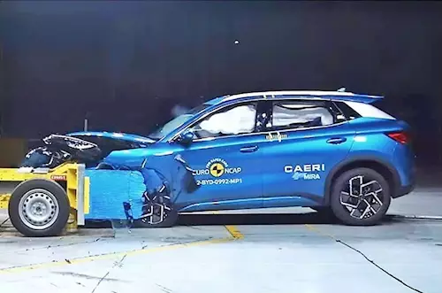 BYD Atto 3 electric SUV scores 5 stars in Euro NCAP crash...