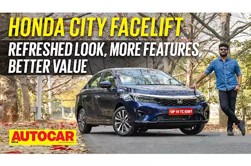Honda City facelift video review