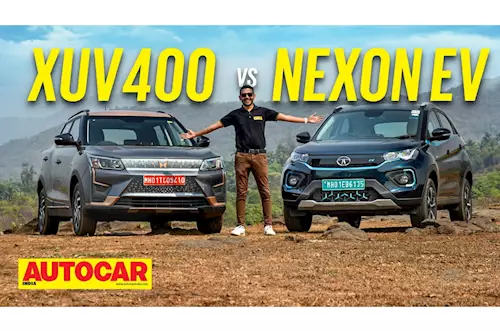 Mahindra XUV400 vs Tata Nexon EV video comparison