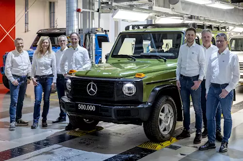 Mercedes Benz rolls out 5,00,000th G-Class SUV