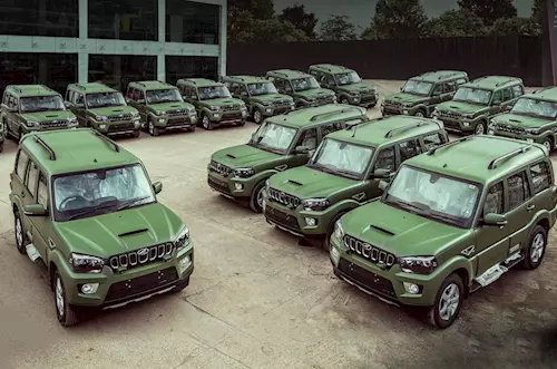 Indian Army adds more Mahindra Scorpio Classic SUVs to it...