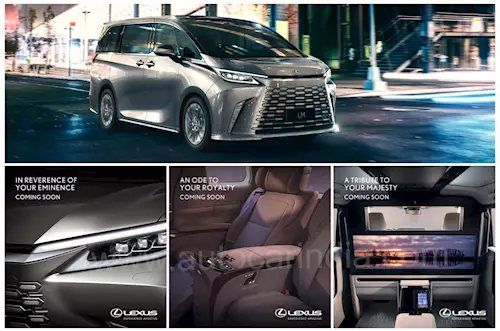 Lexus LM MPV teased ahead of India launch