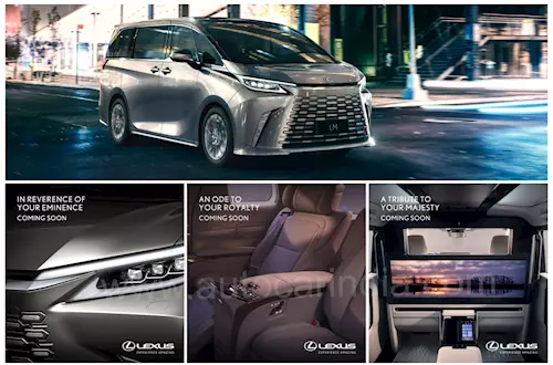 Lexus LM MPV teased ahead of India launch
