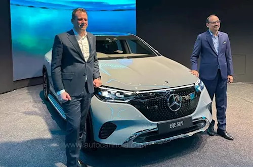 Mercedes EQE 500 electric SUV launched at Rs 1.39 crore